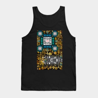 Abstrakjsnc logo matrix Tank Top